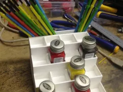 Model Paint Rack