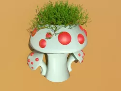 mushroom PLANTER