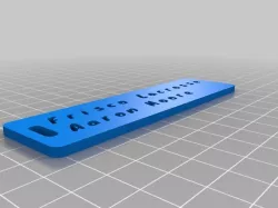 My Customized Customizer Version of luggage label