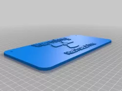 My Customized Sign- radioactive