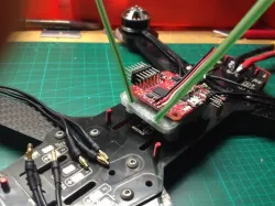 Naze 32 & Antenna mount for BlackOut Mini H Quad