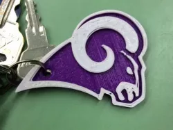 Rams Head Keychain V2