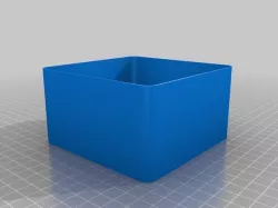 rounded box 108x108x60x0.9mm