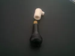 Schrader valve air duster valve top