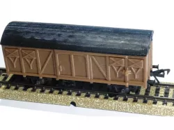 simple carriage in scale H0  the OpenRailway