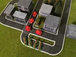 Simple Road System for 6mm/15mm tabletop wargaming