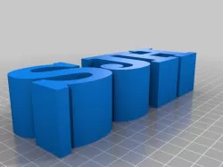 SJH 3 Letters in a Row