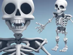 Skeleton (Snaps together and moveable)