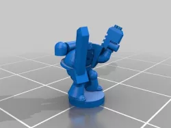 Space Marine Captain for Epic 40K (6mm scale)