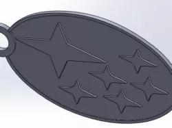 Subaru keychain