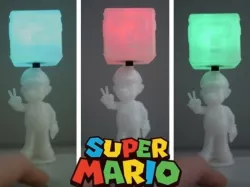 Super Mario with shining quetion box