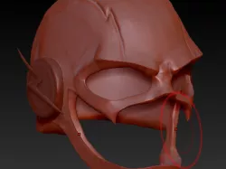 the Flash helmet