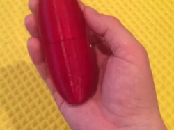 Threaded capsule container