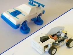 Toy car - DeLorean 3DRacers - Back To The Future