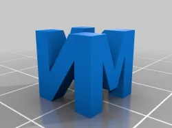 Two Letter Sculpture MN