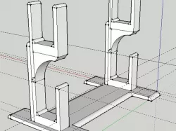 Two Tier Samurai Sword Stand v1