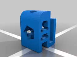 Universal adjustable easy cut 1/4   or .250  arcylic door slider clips for FlashForge Creator X & Replicator
