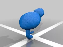 weird blue bird thin walls on small foot but it's Irrelavent this is a super cool app Smoothie 3d modeling