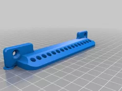 Wire management bracket for NI DAQ card modules