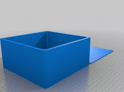 18x18cm box with 5mm holes
