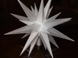 26 or 18 Point Star Hanging Decoration / Christmas Tree Topper Ornament