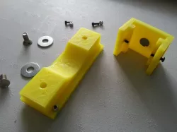 3-Axis Brushless Gimbal Camera Offset Plate