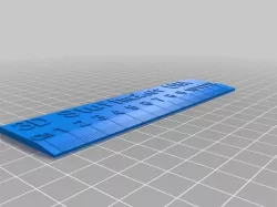 3d stuffmaker usa ruler