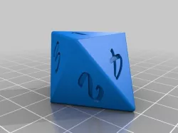 8-sided die