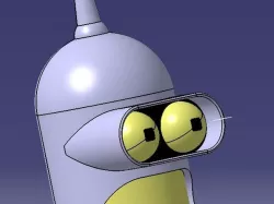 Bender Head Futurama