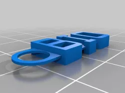 Biology keychain