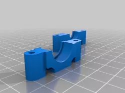 Brocopter Y3: foldable mini tricopter   Yaw_Boom_holder mod
