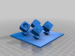 Chapulina Rubik Cube Corners with base plate