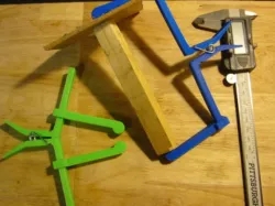 Clamp adjustable clothespin spring