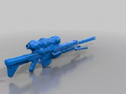 Destiny Exotic sniper file Patience and Time 1:1 Scale