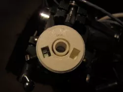 Drum rack insert for microphone stand