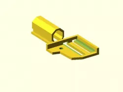 Extruder cable mount