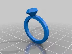 Fake Diamond Ring