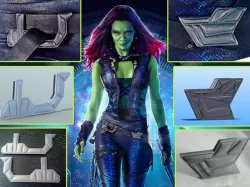 Gamora's Belt Buckles
