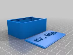 gig em Round Box with Lid