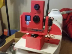 Gopro and ccd 360 degree pan tilt  mount