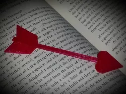 Heart Tipped Arrow Bookmark