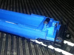 HO Scale Well Car In Two Main Parts.