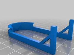 Hose Rack for the back of 1/24th and 1/25th scale Semi trucks.