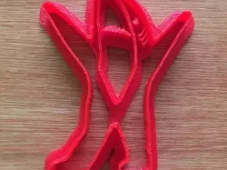 Left Shark cookie cutter