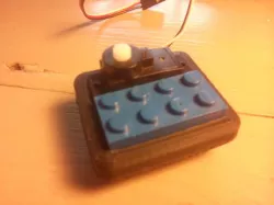 Lego compatible servo holder