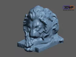 Lion Statue 3D Scan