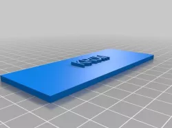 MAILBOX NAMEPLATE