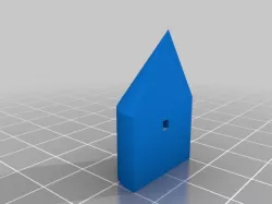 Mock boat for indicating parts of a boat by feel