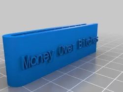 Money Over Bitches S3D Money Clip