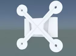 Monitor wall support